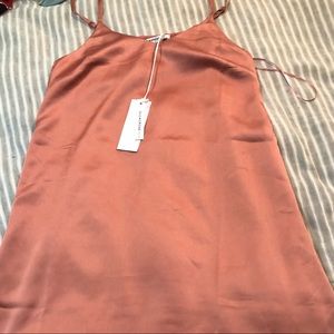 Rust Slip Dress with Tags XS